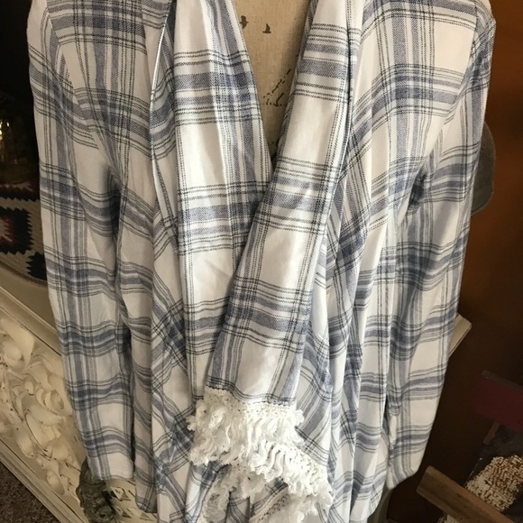 NWT Silver Jeans Asymmetric Cardigan M & L - Picture 2 of 5